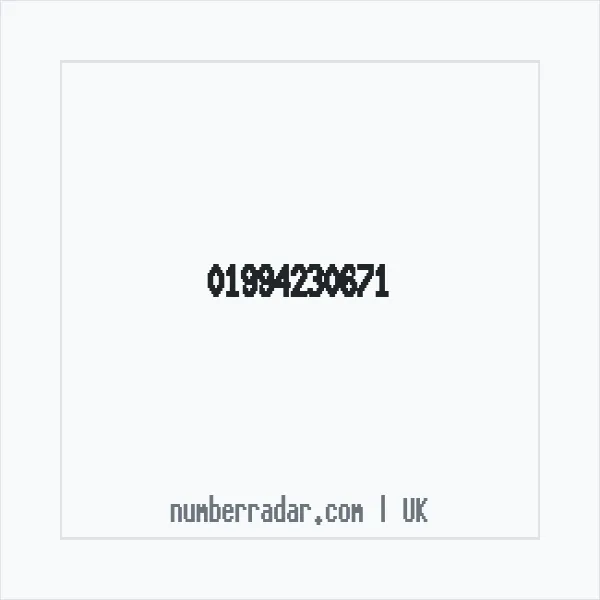 Reverse number check for +44 1994 230671 — who called me?