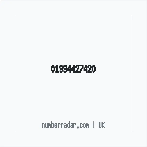 Reverse number check for +44 1994 427420 — who called me?