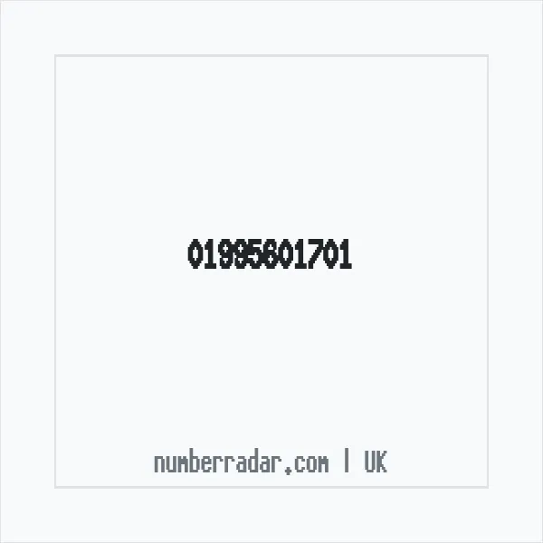 Reverse number check for +44 1995 601701 — who called me?