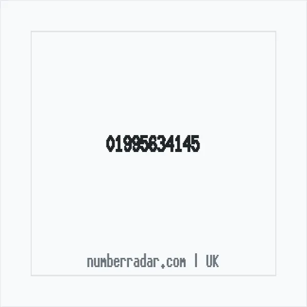 Reverse number check for +44 1995 634145 — who called me?