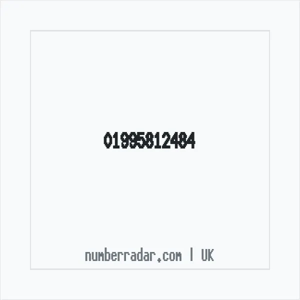 Reverse number check for +44 1995 812484 — who called me?