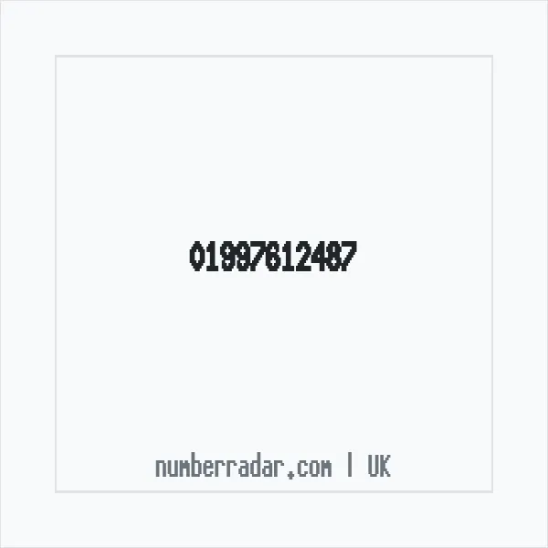 Reverse number check for +44 1997 612487 — who called me?