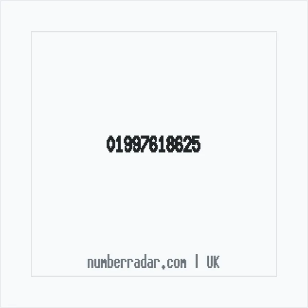 Reverse number check for +44 1997 618625 — who called me?