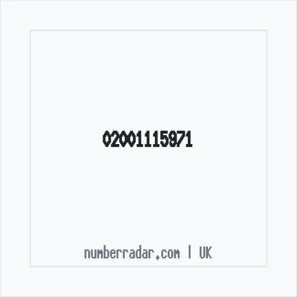 Reverse number check for +44 20 0111 5971 — who called me?