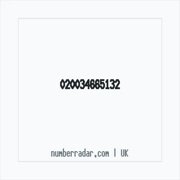Reverse number check for +44 (2003) 466-513 — who called me?
