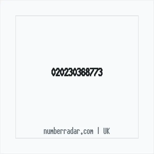 Reverse number check for +44 (2023) 036-877 — who called me?
