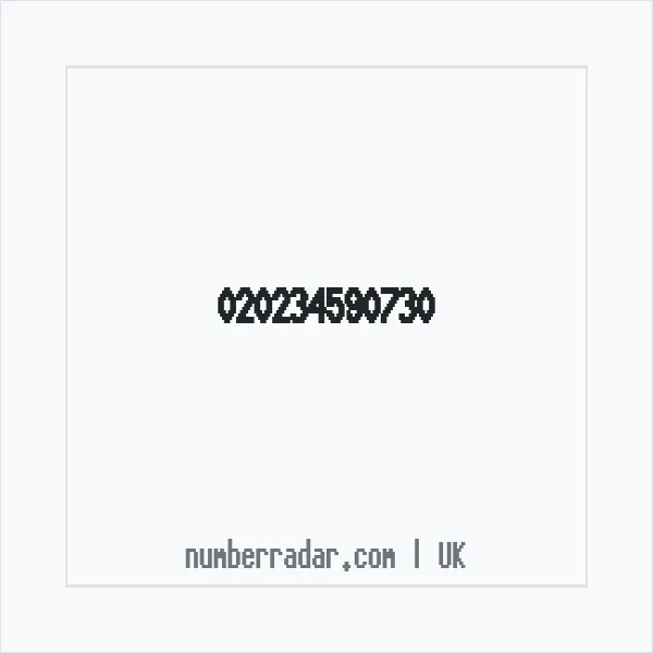 Reverse number check for +44 (2023) 459-073 — who called me?