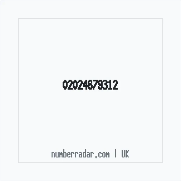Reverse number check for +44 20 2467 9312 — who called me?