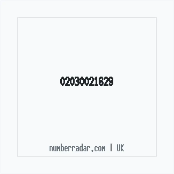 Reverse number check for +44 20 3002 1629 — who called me?