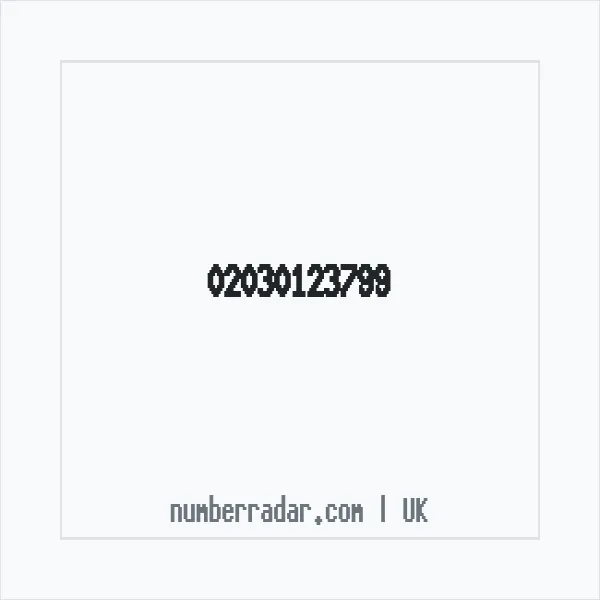 Reverse number check for +44 20 3012 3799 — who called me?