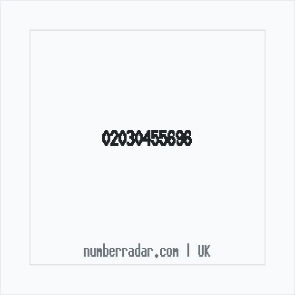 Reverse number check for +44 20 3045 5696 — who called me?