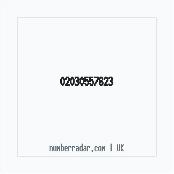 Reverse number check for +44 20 3055 7623 — who called me?
