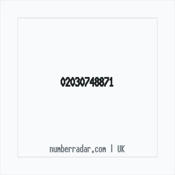 Reverse number check for +44 20 3074 8871 — who called me?