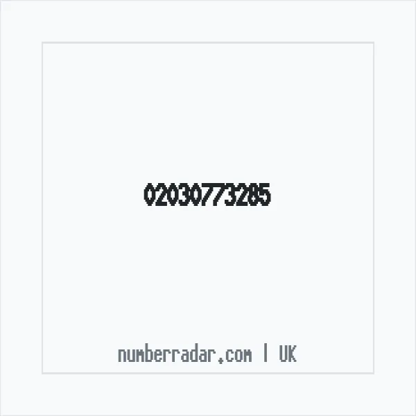 Reverse number check for +44 20 3077 3285 — who called me?