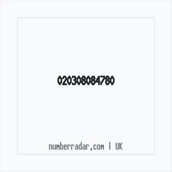 Reverse number check for +44 (2030) 808-478 — who called me?
