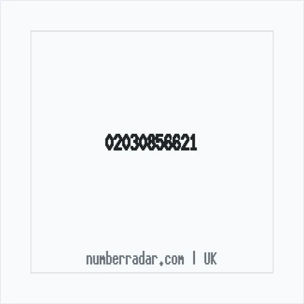 Reverse number check for +44 20 3085 6621 — who called me?