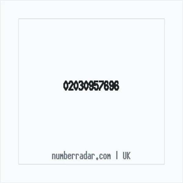 Reverse number check for +44 20 3095 7696 — who called me?