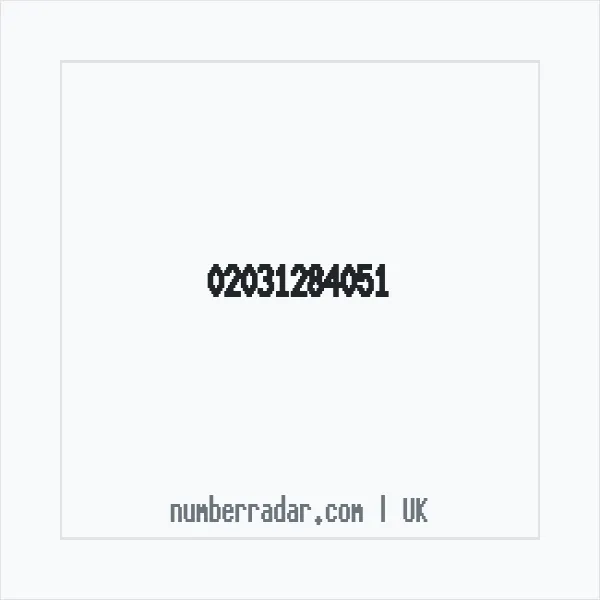 Reverse number check for +44 20 3128 4051 — who called me?