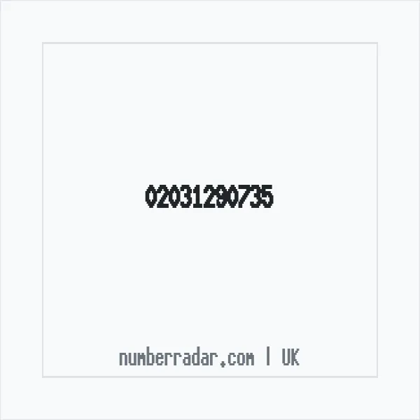 Reverse number check for +44 20 3129 0735 — who called me?
