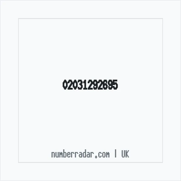 Reverse number check for +44 20 3129 2695 — who called me?