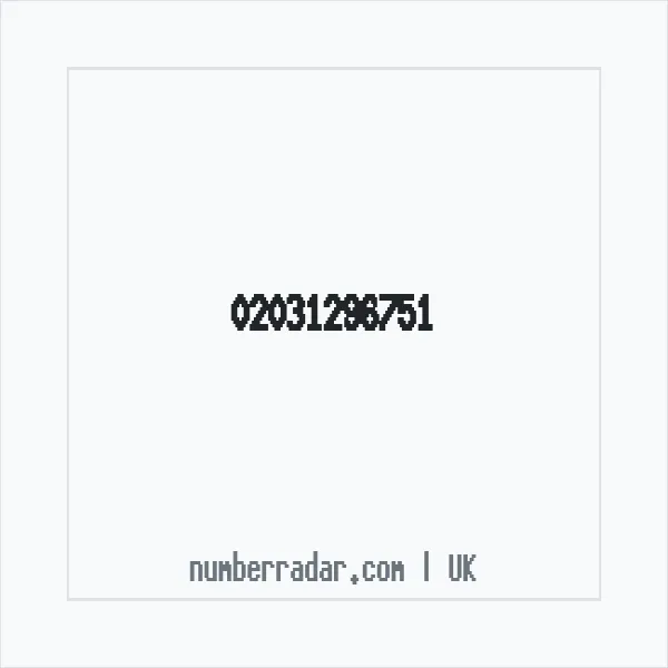 Reverse number check for +44 20 3129 6751 — who called me?