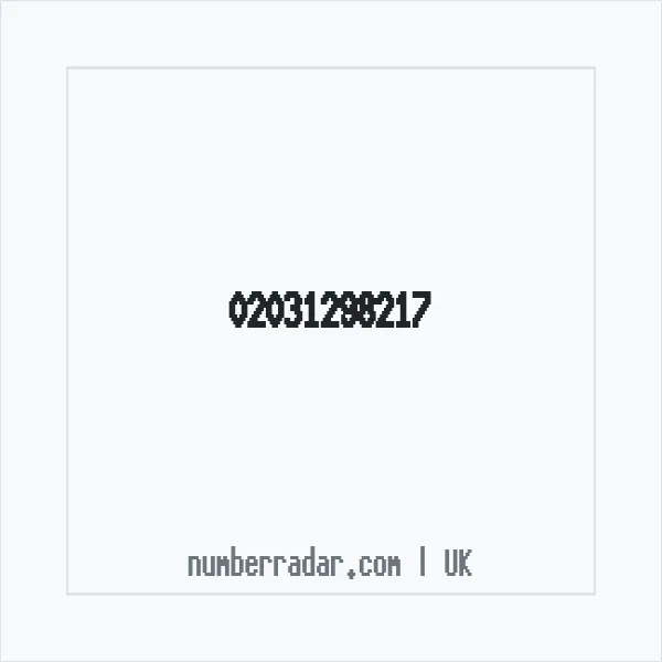 Reverse number check for +44 20 3129 8217 — who called me?