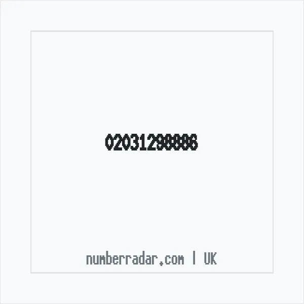 Reverse number check for +44 20 3129 8886 — who called me?