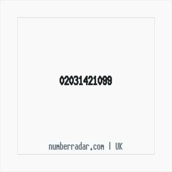 Reverse number check for +44 20 3142 1099 — who called me?