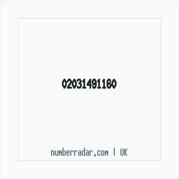 Reverse number check for +44 20 3149 1160 — who called me?