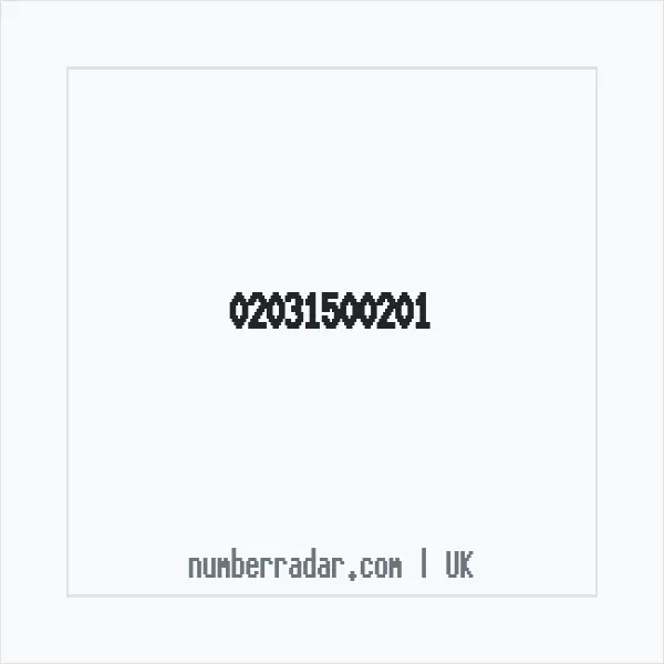 Reverse number check for +44 20 3150 0201 — who called me?