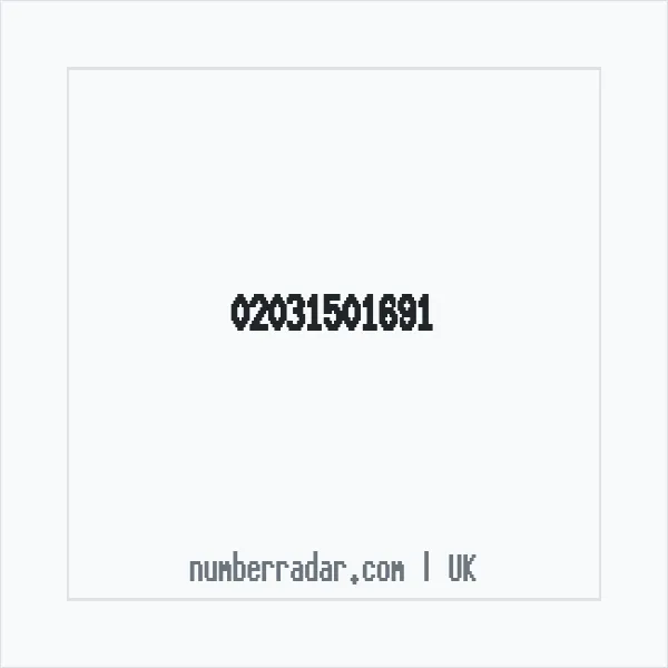 Reverse number check for +44 20 3150 1691 — who called me?