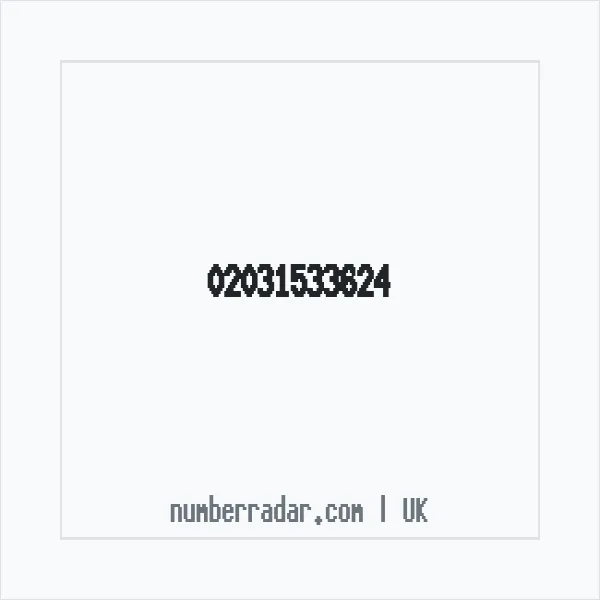Reverse number check for +44 20 3153 3624 — who called me?