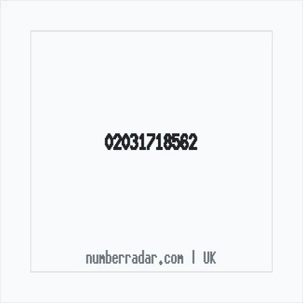 Reverse number check for +44 20 3171 8562 — who called me?