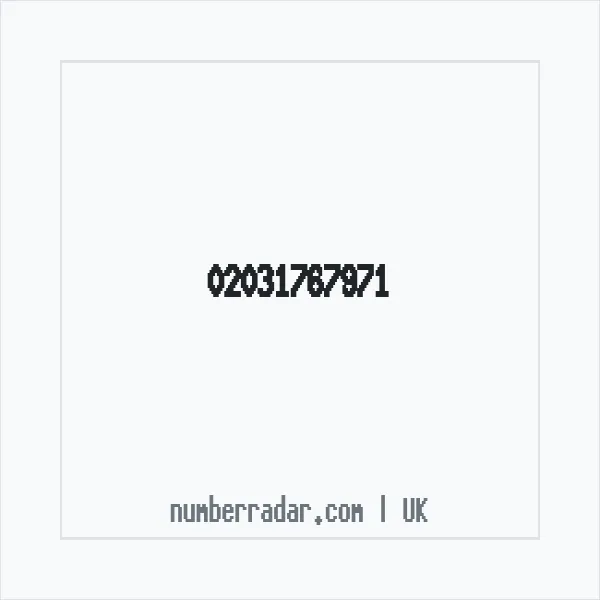 Reverse number check for +44 20 3176 7971 — who called me?