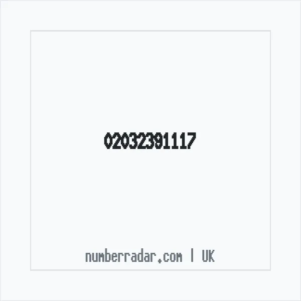 Reverse number check for +44 20 3239 1117 — who called me?