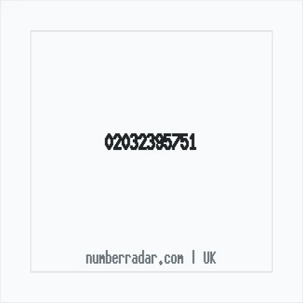 Reverse number check for +44 20 3239 5751 — who called me?