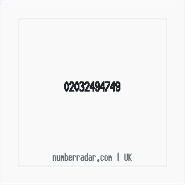 Reverse number check for +44 20 3249 4749 — who called me?
