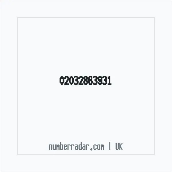 Reverse number check for +44 20 3286 3931 — who called me?