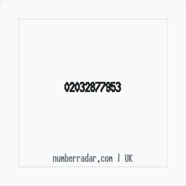 Reverse number check for +44 20 3287 7953 — who called me?