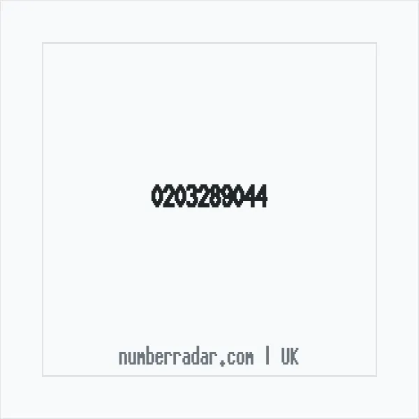Reverse number check for +44 203289044 — who called me?