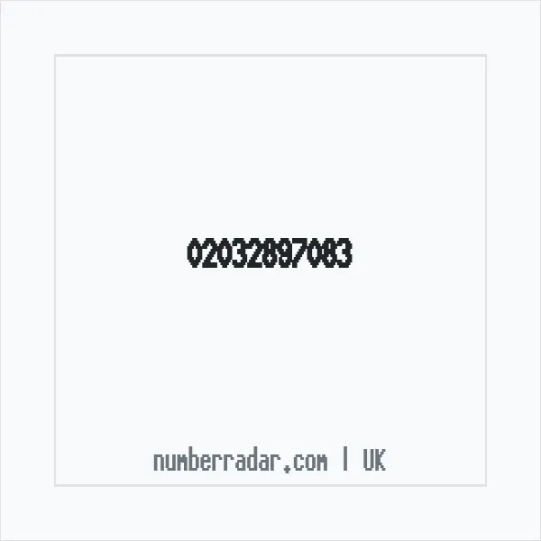 Reverse number check for +44 20 3289 7083 — who called me?