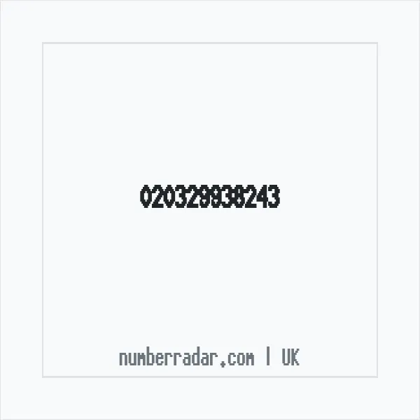 Reverse number check for +44 (2032) 993-824 — who called me?