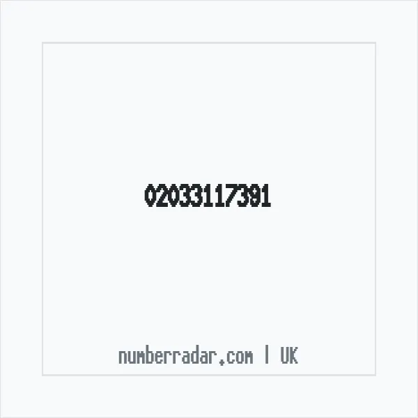 Reverse number check for +44 20 3311 7391 — who called me?