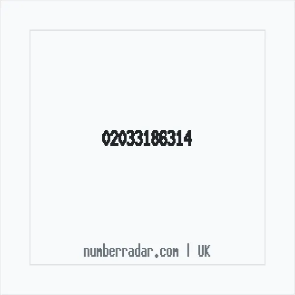 Reverse number check for +44 20 3318 6314 — who called me?