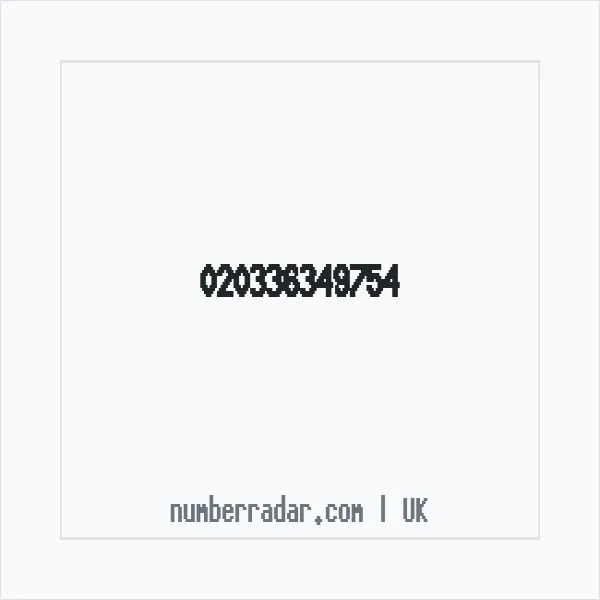 Reverse number check for +44 (2033) 634-975 — who called me?