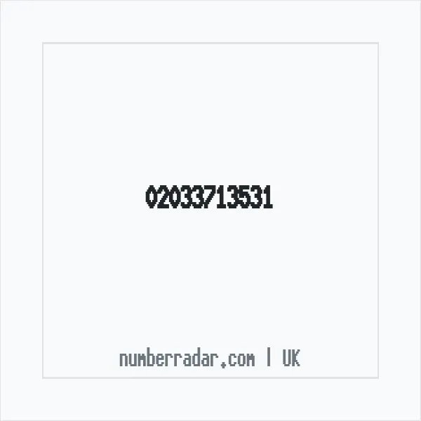 Reverse number check for +44 20 3371 3531 — who called me?