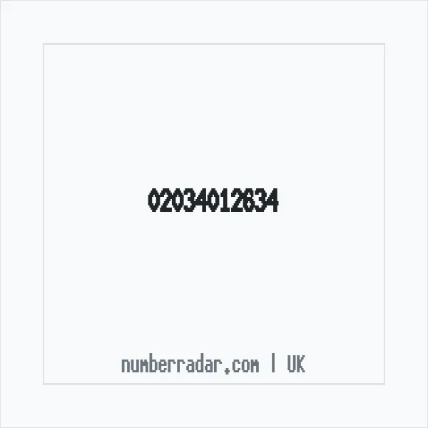 Reverse number check for +44 20 3401 2634 — who called me?