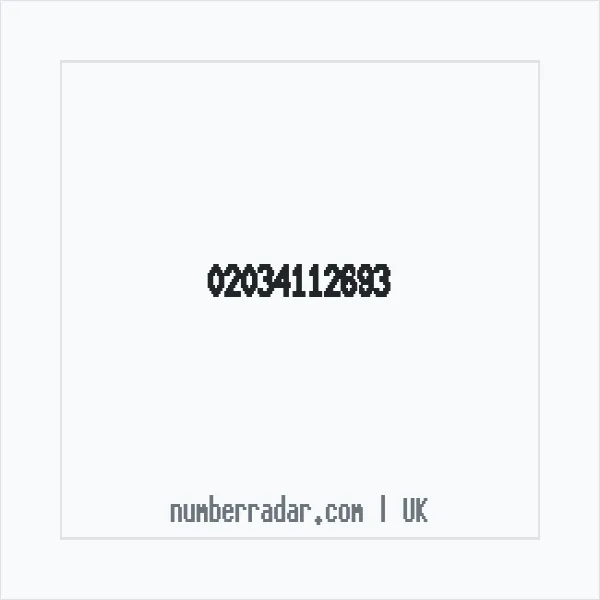 Reverse number check for +44 20 3411 2693 — who called me?
