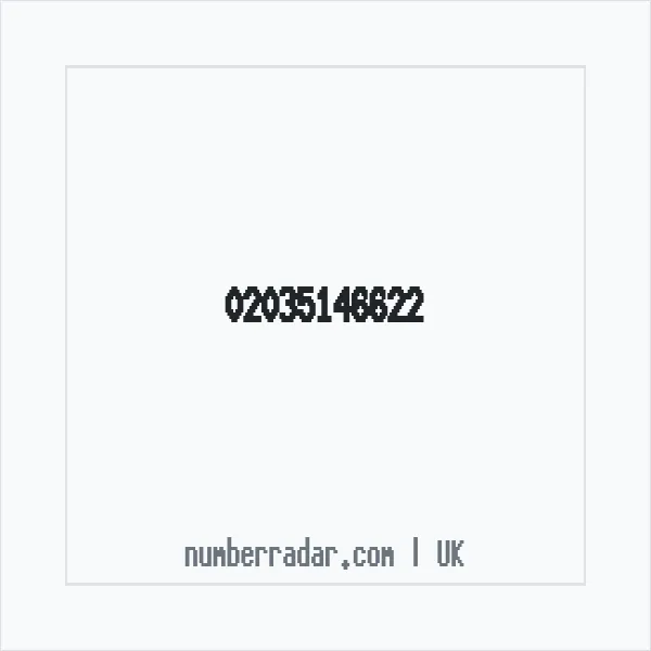 Reverse number check for +44 20 3514 6622 — who called me?