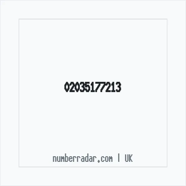 Reverse number check for +44 20 3517 7213 — who called me?